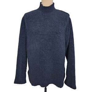 Vintage Northern Reflections Large Black Knit Turtleneck Sweater